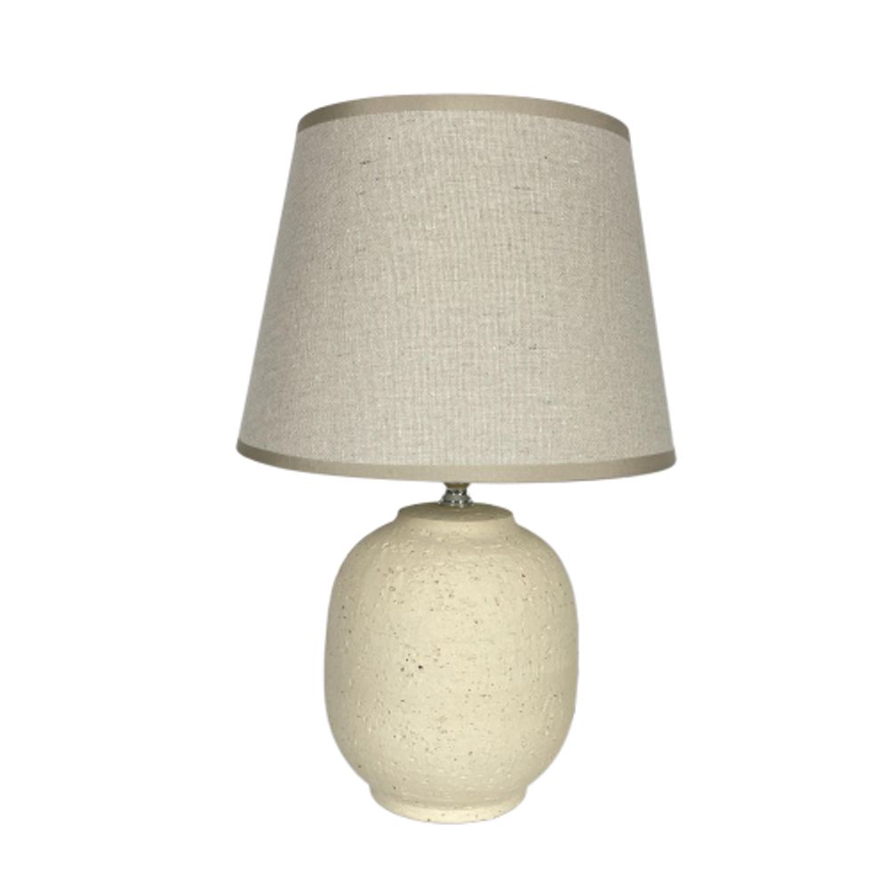 Настольная лампа Rivoli   7551-501 1 х Е14 40 Вт керамика бежевая с абажуром