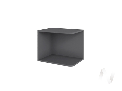 Антресоль углов. зав. Мадрид 0;35 с 4 ящ. 400 (графит серый)