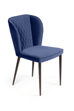 Стул Next, бархат синий 29