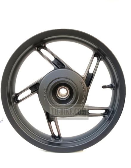 42650-KWN-710ZB, (42650-KWN-711ZB) WHEEL SUB ASSY., RR. *NH303M*. rear wheel Honda PCX. (NH303M MAT AXIS GRAY METALLIC)