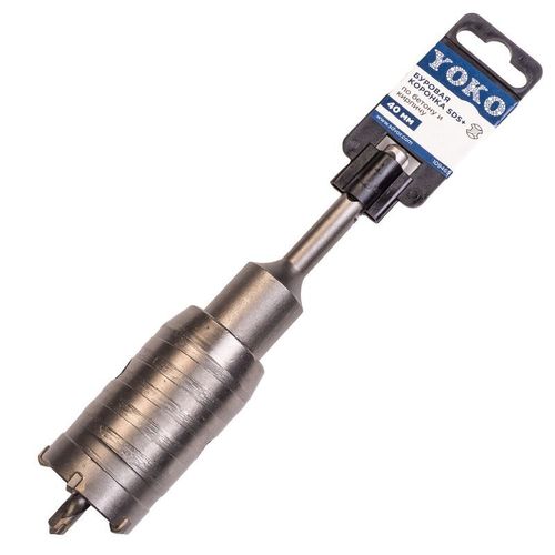 Коронка буровая по бетону и кирпичу 40 мм SDS-Plus Yoko