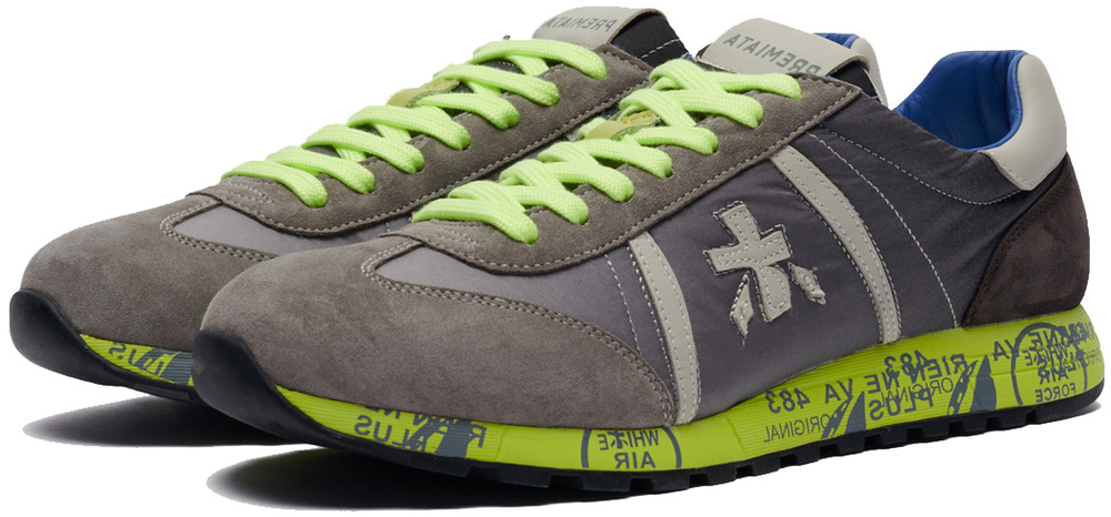Premiata Lucy 1313E серые спортивные