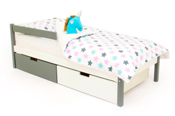 Детская кровать Бельмарко Svogen classic графит-белый