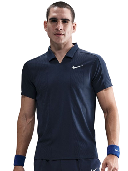 Теннисное поло Nike Court Dri-Fit Advantage Slam - midnight navy/midnight navy