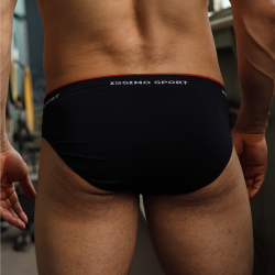 Мужские трусы слипы черные бесшовные ISSIMO SLIP SPORT IS03