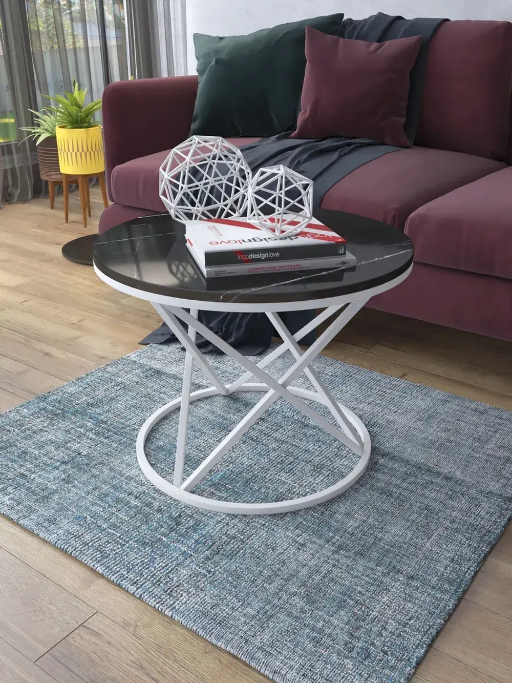 Журнальный стол Звёздный - БЧГ - МДФ в ПВХ