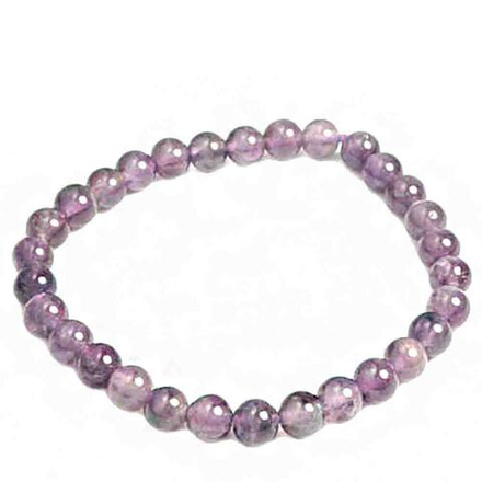 Браслет "Келли 6" аметист светлый