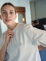 Футболка оверсайз женская белый NO STRESS