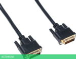 Кабель Buro DVI-D(m)/DVI-D(m) 1.8 м ферритовые кольца BHP RET DVI18 черный