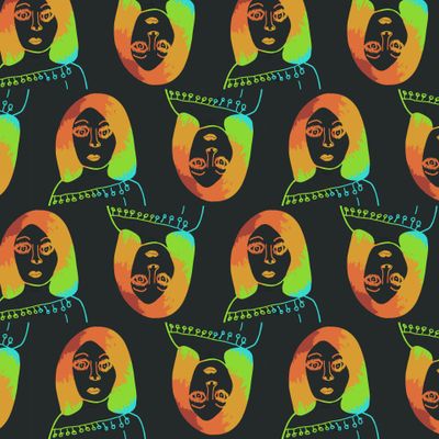 лицо девушки