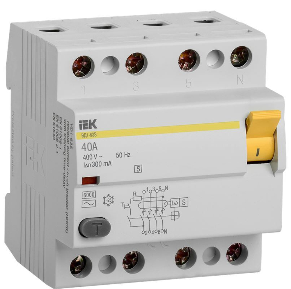 УЗО  IEK MDV12-4-040-300