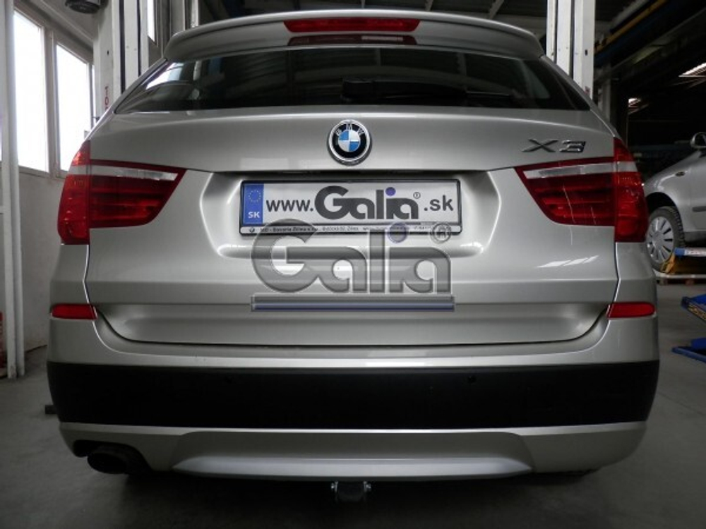 Фаркоп оцинкованный Galia B019A для BMW X3 2010-2017, X4 2014-2018(паспорт и сертификат в комплекте)(без электрики)
