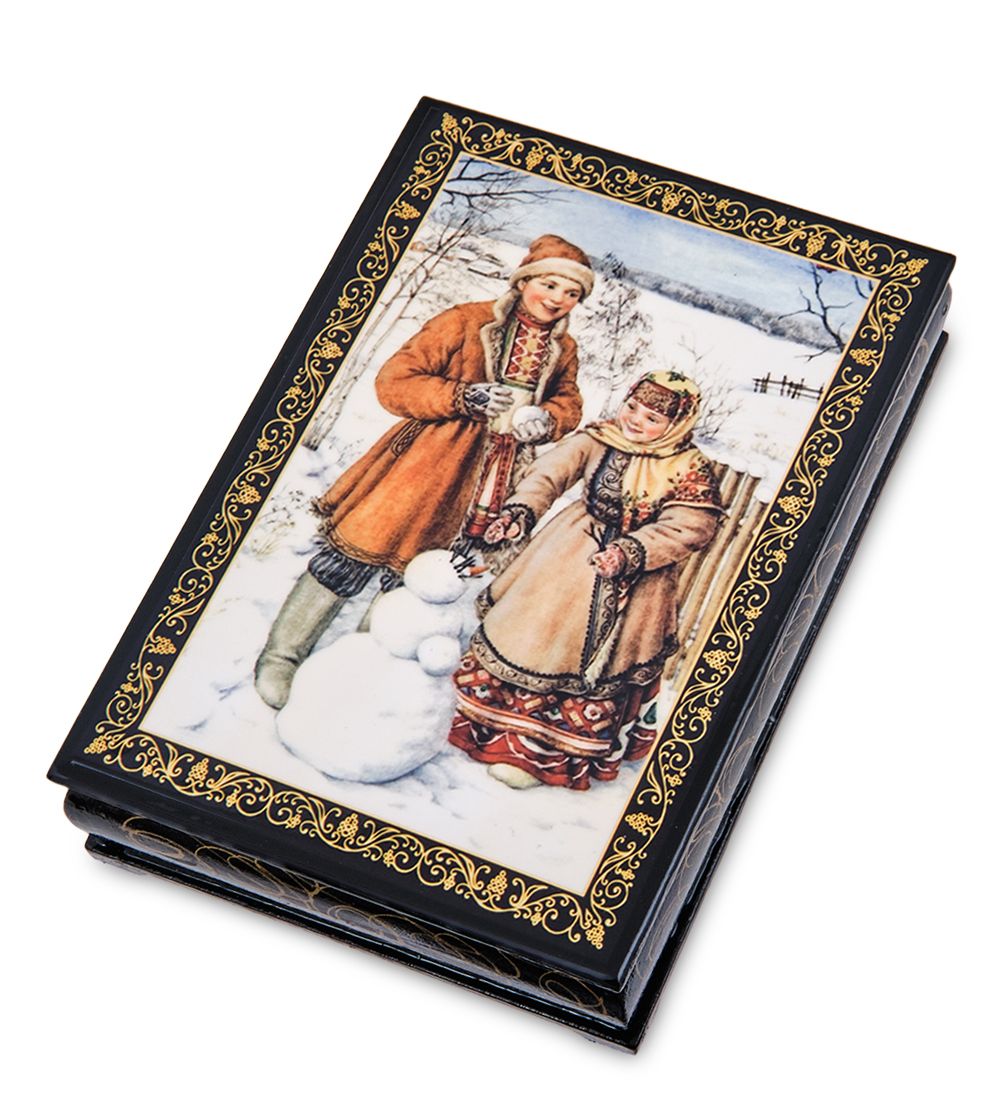 Народные промыслы ШК-11/15-D Шкатулка в технике декупаж (11х16х4)