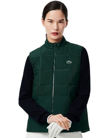 Женская теннисная жилетка Lacoste Water-Repellent UV Protect Sport - green