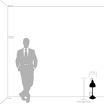 765917 Настольная лампа LOFT 1х40W E14 ЧЕРНЫЙ