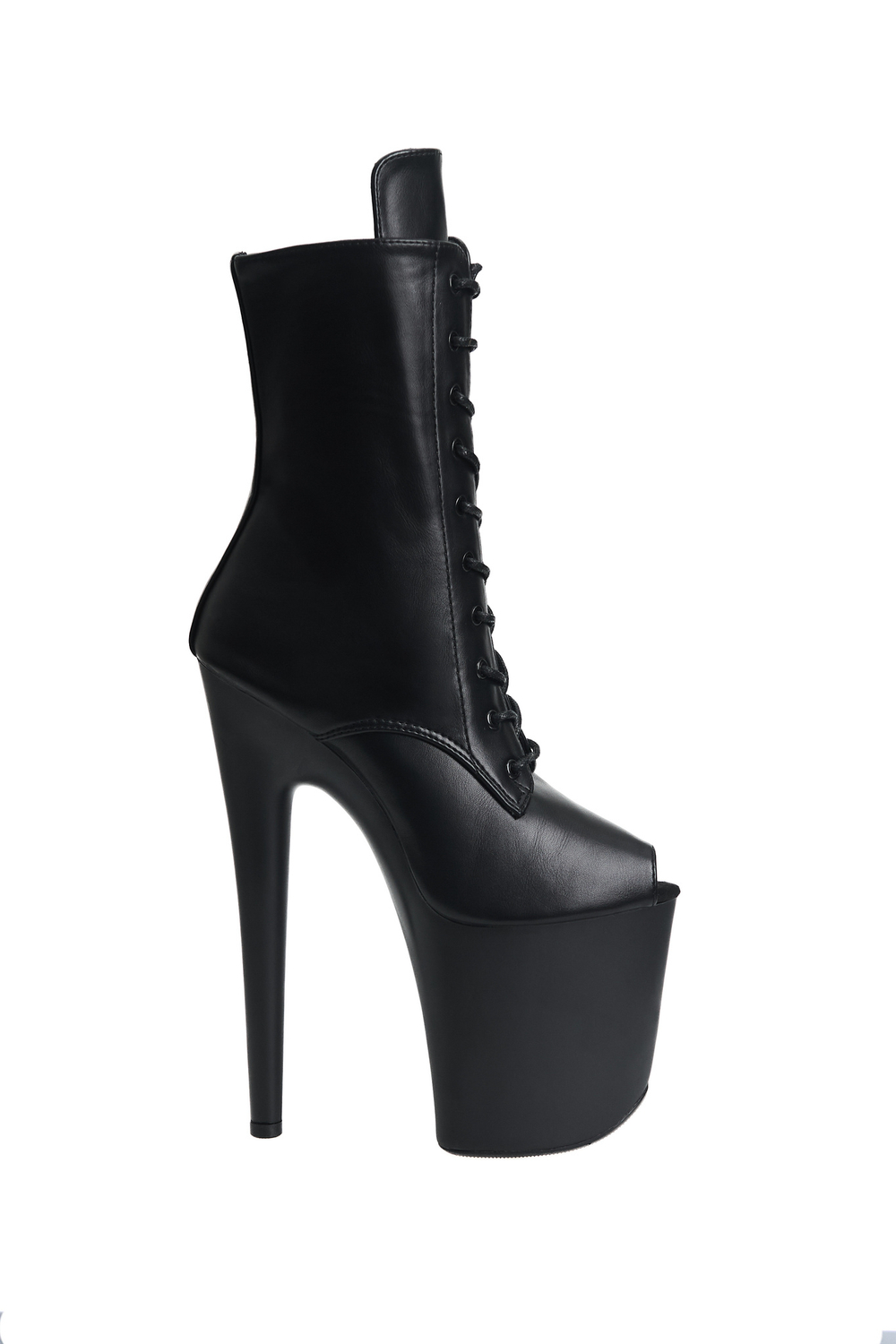 KIKO. Ботильоны тройки. Эко кожа. Открытые - SHDB-010.2-3-ekok-bl