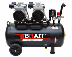 Компрессор воздушный KB-2500/50X2 (50 литров; 2,5Kw; 8bar, 420л/ м; без масляный)