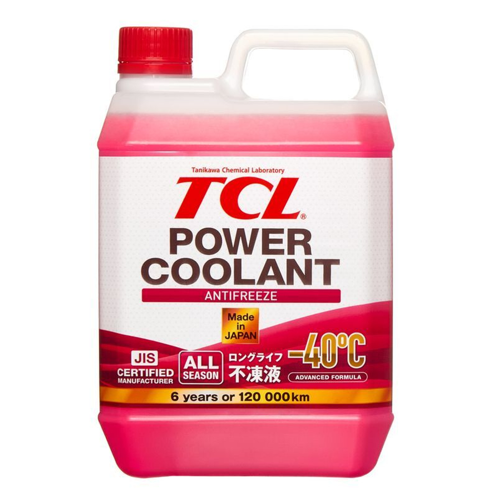 АНТИФРИЗ TCL POWER COOLANT -40C розовый, длительного действия, 2 л PC240R