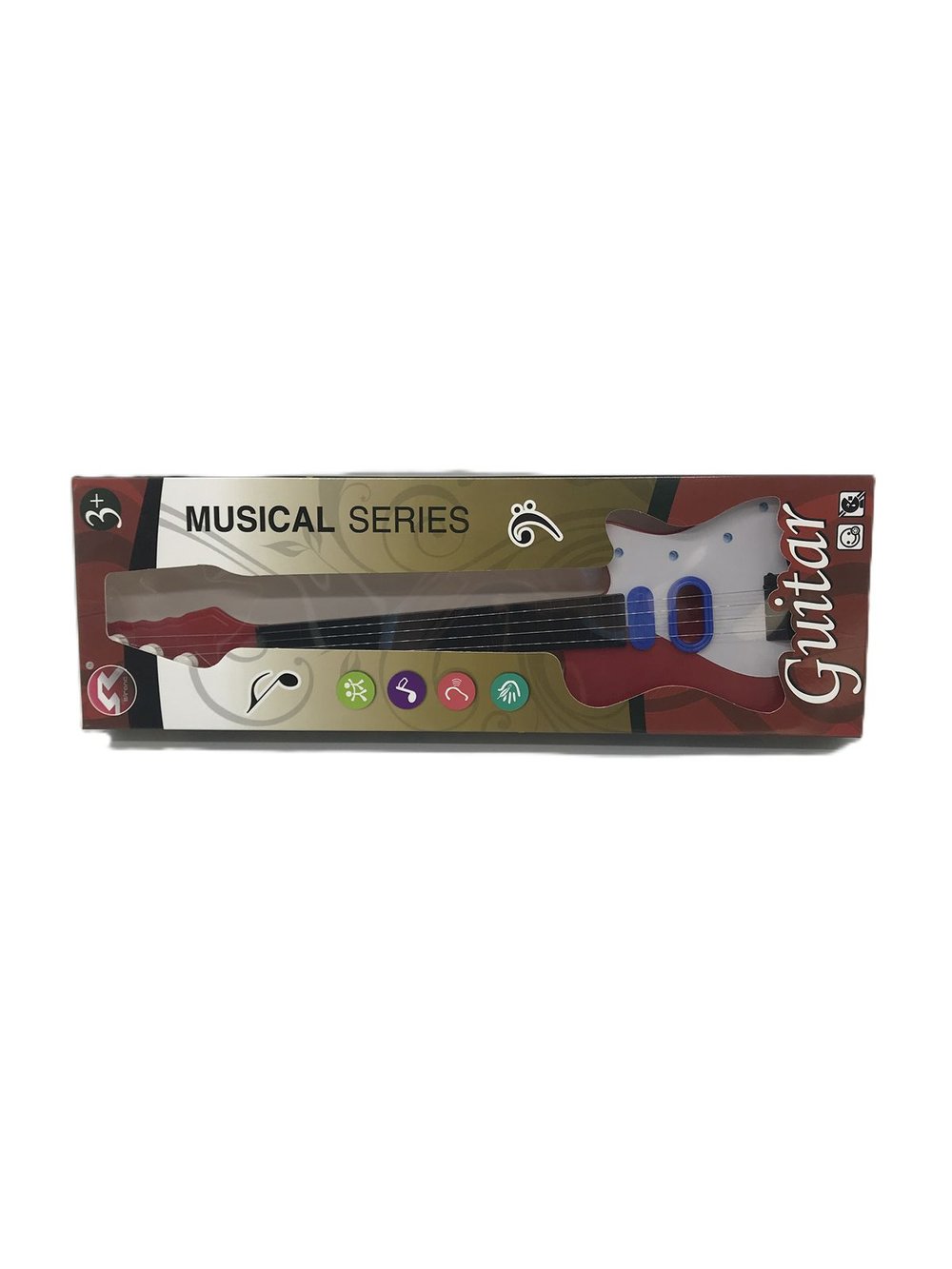 Гитара детская Юный гитарист красная