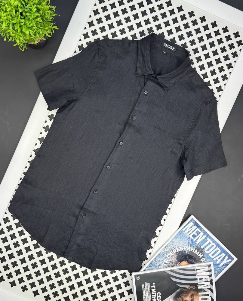 Льняная рубашка Zegna