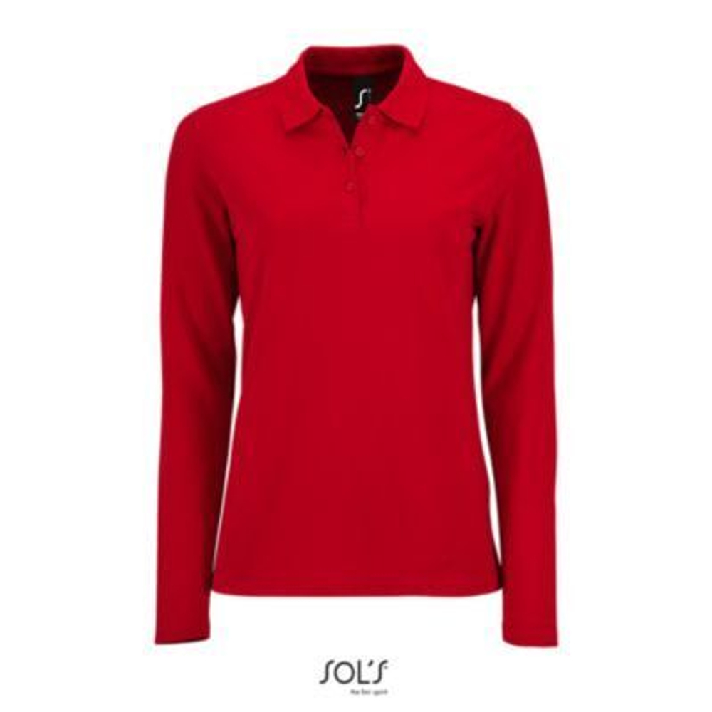 Рубашка поло с длинным рукавом Perfect, женская. Зелёный  S