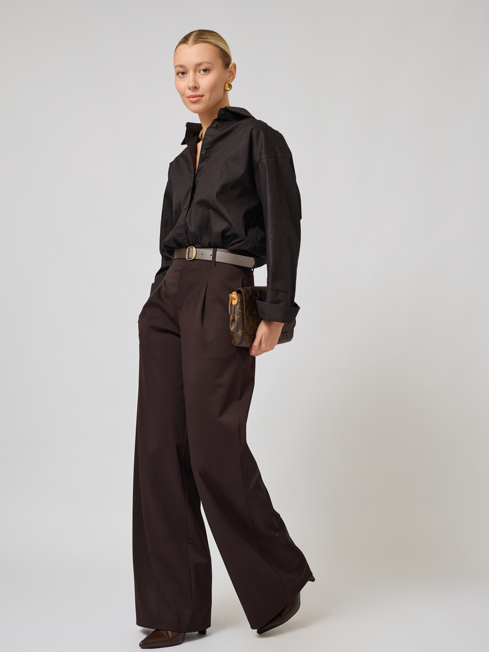 Рубашка оверсайз из хлопка