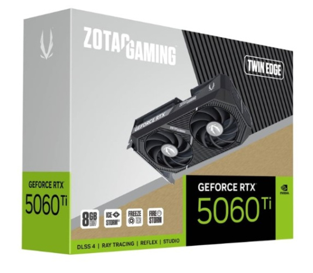 Видеокарта Zotac GeForce RTX 5060 TI TWIN EDGE (ZT-B50610E-10M)