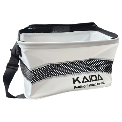 Сумка-кан для KAIDA рыбалки белая 36х23х22см