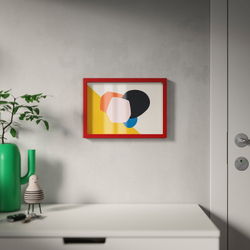 IKEA RÖDALM  (ИКЕА РÖДАЛМ)  -  Рамка, красная, 21x30 см