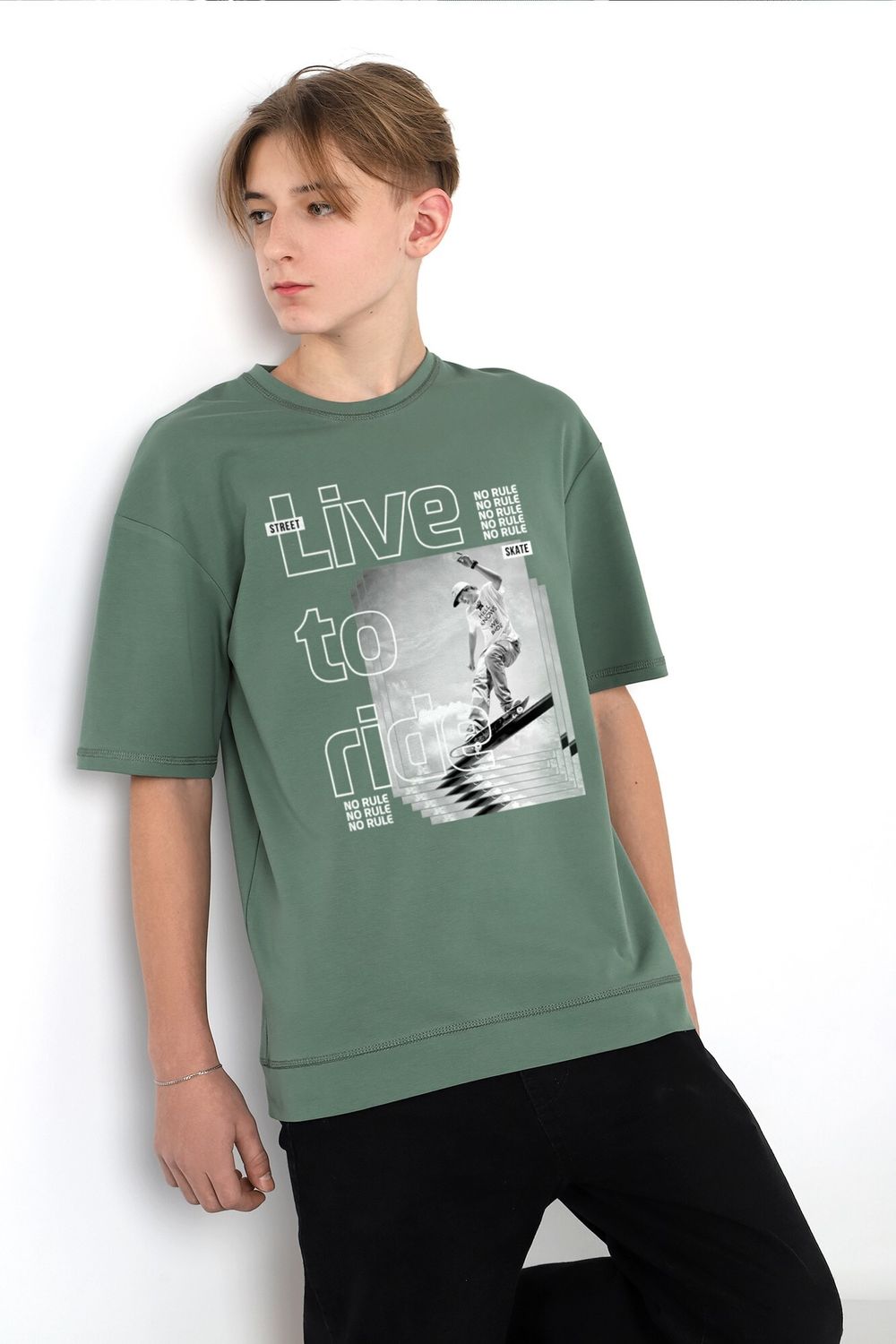 Фуфайка (футб.) для мальчика Оливер-2 Виотекс ХАКИ