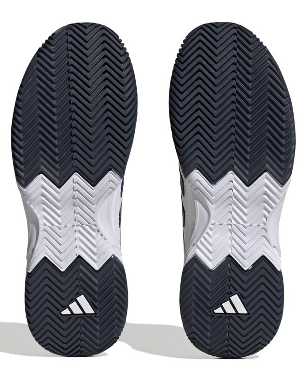 Мужские кроссовки теннисные Adidas GameCourt 2 M - cloud white/team navy blue 2/cloud white