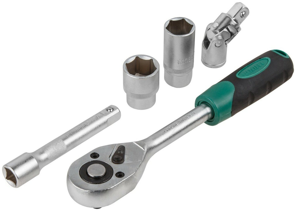 Набор головок и бит 108пр. Волат (1/4", 1/2", 6 граней) (18520-108)