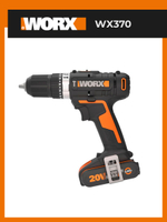 Дрель-шуруповерт ударная аккумуляторная WORX WX370