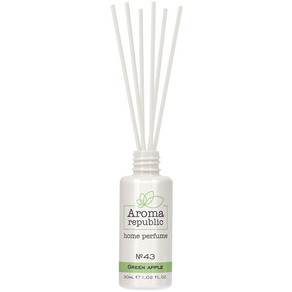 Ароматический диффузор 30мл «№43, Green apple» AROMA REPUBLIC