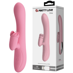 Вибратор Pretty Love Gina, розовый