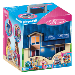 Playmobil - Портативный домик для кукол с оборудованием 70985