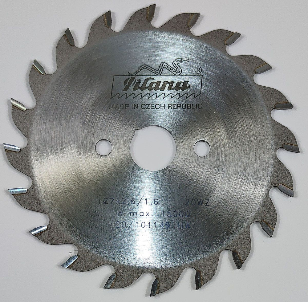 Пила дисковая TCT "Pilana" 127x2.6/1.6x20 z20 91 WZ
