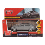 Модель ин. мет. "BMW 5 Series Sedan M-Sport" 12см, двери, багаж, сер, коробка 5ER-12-GY (Технопарк)