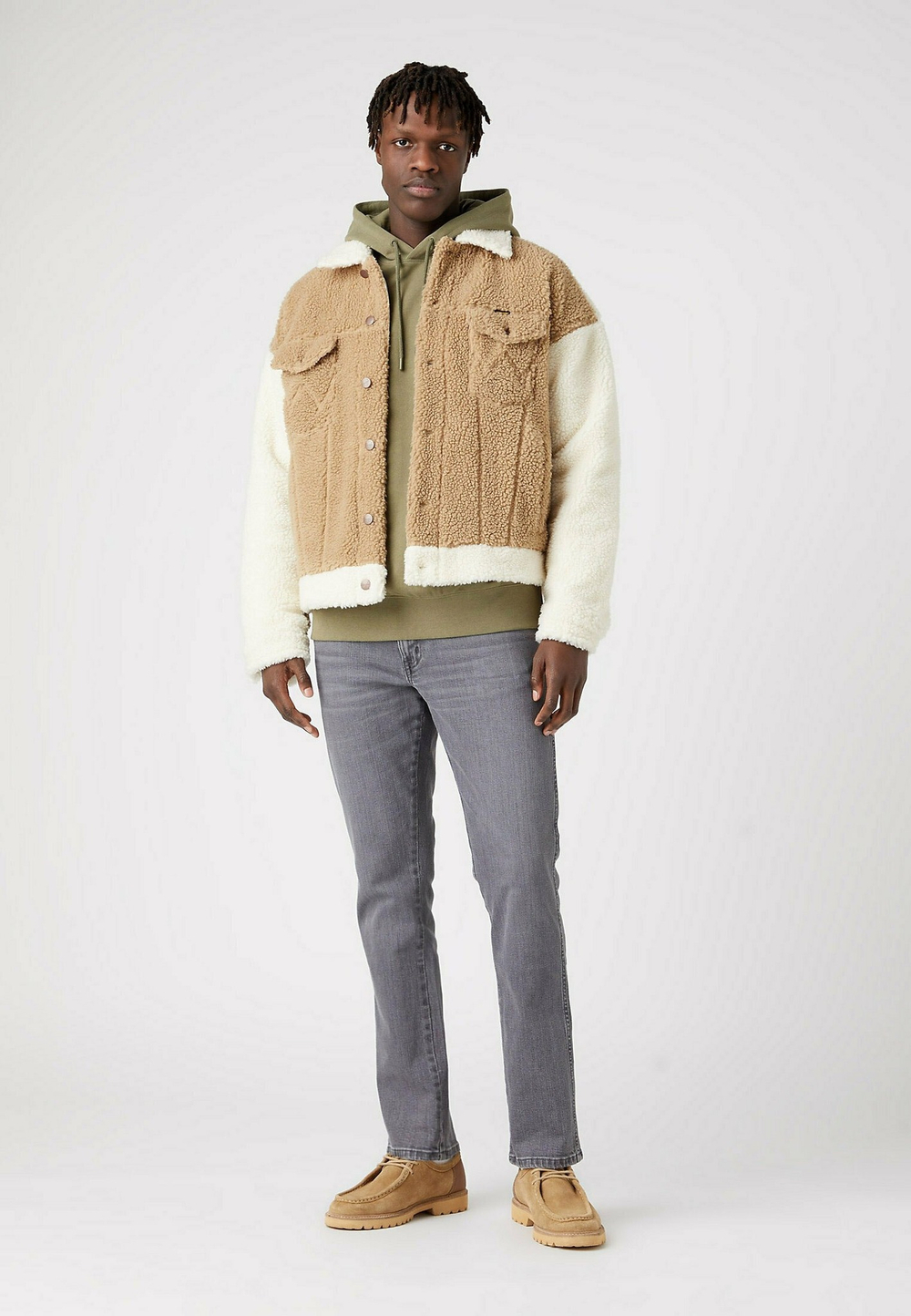 Куртка утепленная мужская WRANGLER SHERPA JACKET CORNSTALK