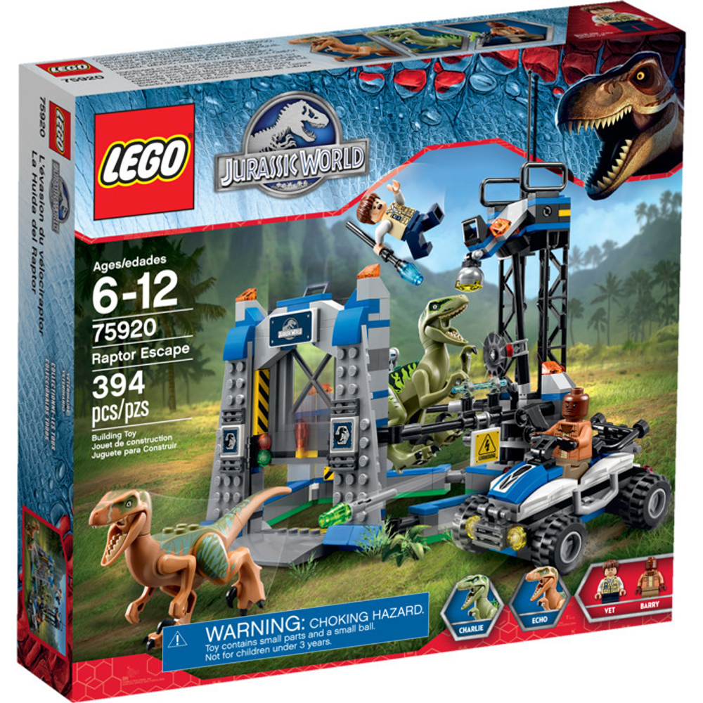 LEGO Jurassic World: Побег раптора 75920 — Raptor Escape — Лего Мир Юрского периода