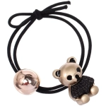 Резинка для волос 1шт «Кокетка - Aks Bambina», мишки, микс 2 цвета, d-5см