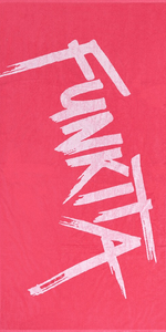 Хлопковое полотенце FUNKITA Tagged Pink