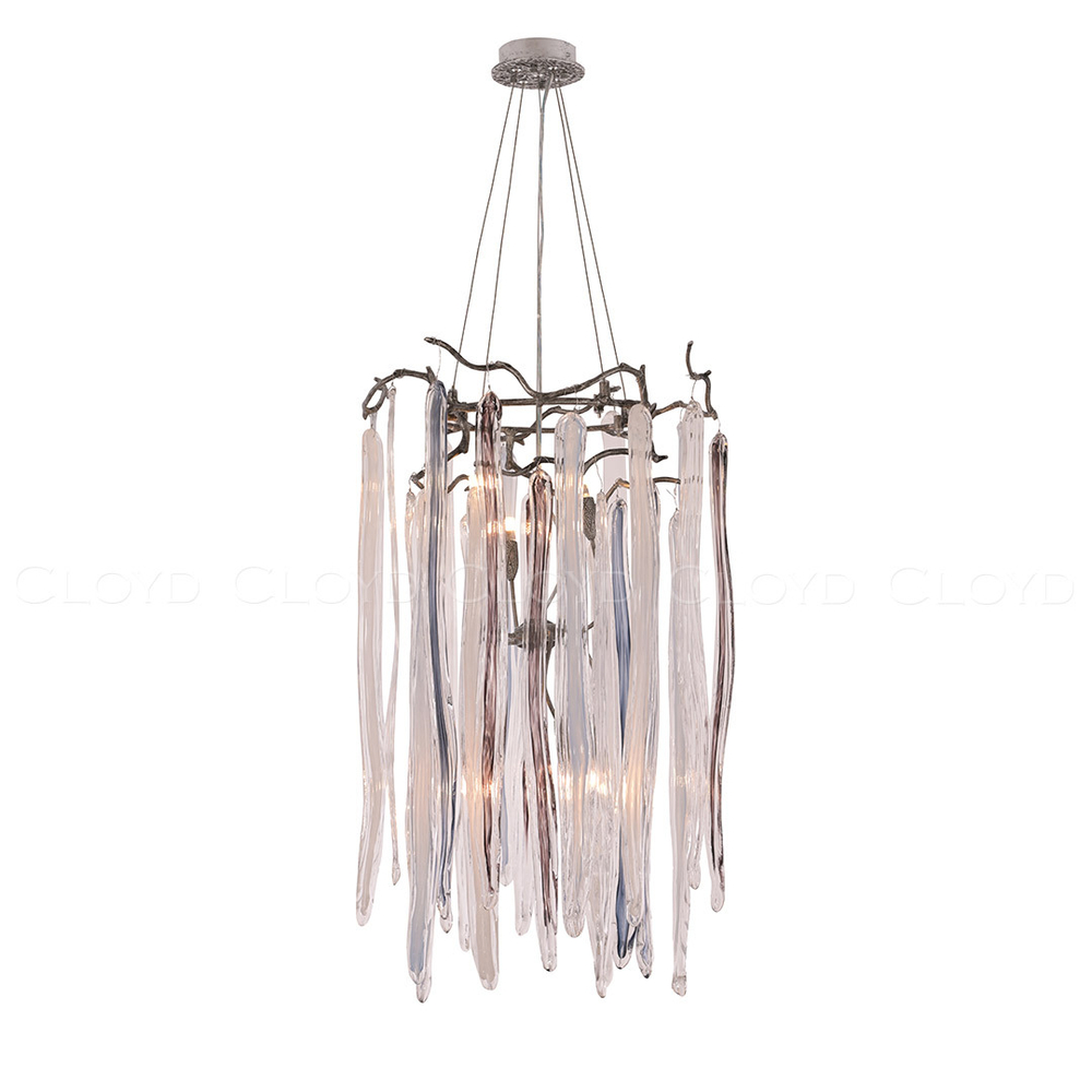 Люстра Cloyd SULAWESI C6 / Ø52 см - серебро темн. (арт.11433)