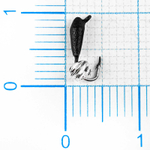 Мормышка Владимирская 602 «Микроб» с латунным шариком зефир", 1.5мм, 0.2гр (15шт/уп)