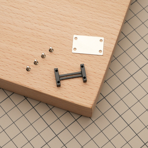 Маленькая пряжка под ремешок 17 мм а-ля HERMES, цвет черный, материал нержавеющая сталь