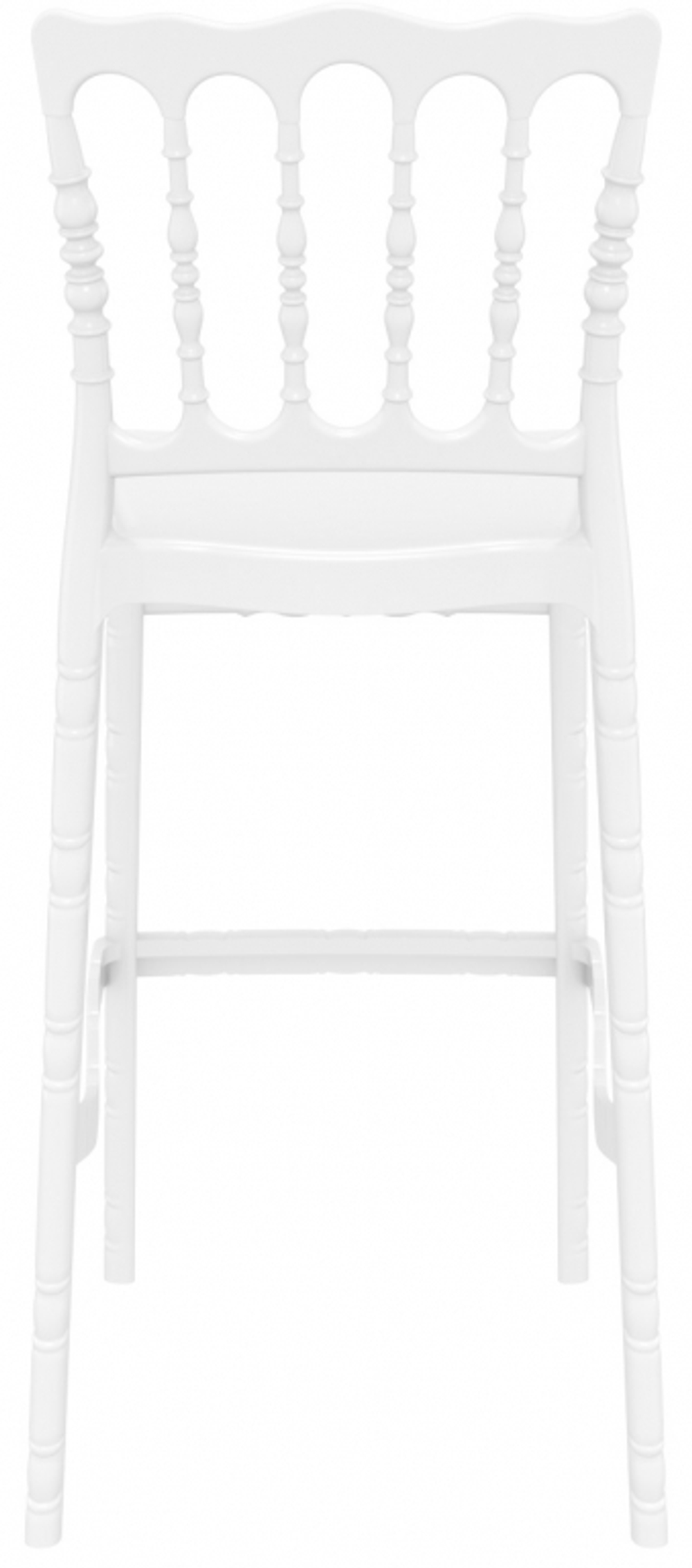 Стул пластиковый барный Siesta Contract Opera Bar 75, белый