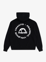 Худи MANTO LABEL 25 REGULAR OVERSIZE чёрная