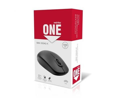 Мышь беспроводная Smartbuy ONE 300AG-K (SBM-300AG-K), черная