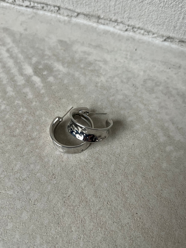 Серьги имиджевые полукольца