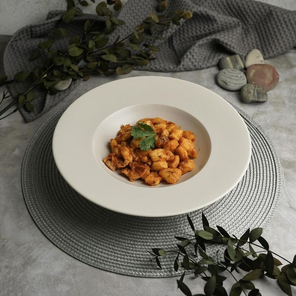 Тарелка глубокая 400 мл d 27 см h5 см   Noble [6]